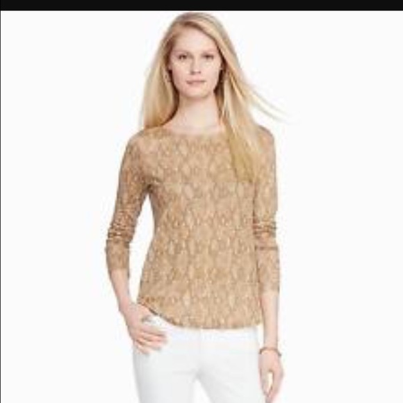 Lauren Ralph Lauren Animal Print Plus Size Top - Picture 3 of 8